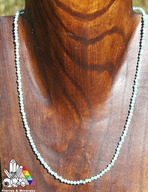 Collier d'Amazonite - Facettés