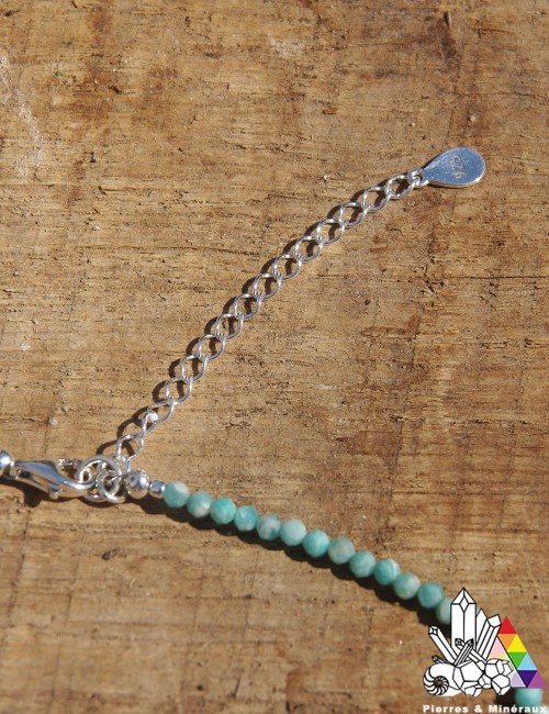 Collier d'Amazonite - Facettés