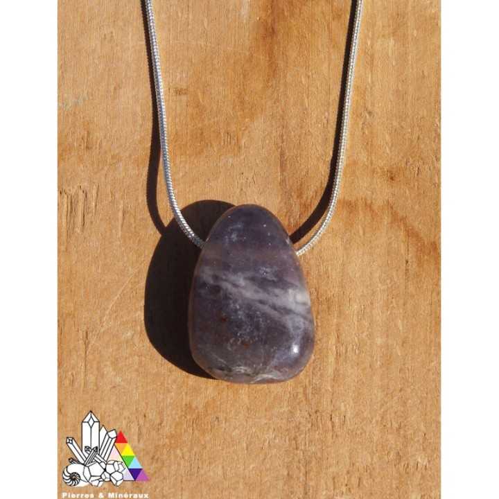 Iolite - Pierres Percées - Lithothérapie - Pierres et Minéraux - Vente en Ligne
