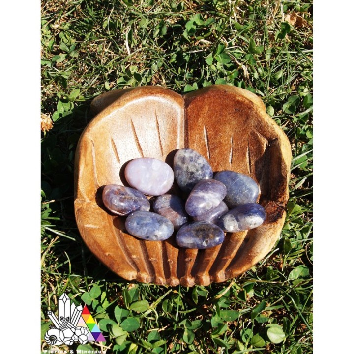 Iolite - Pierres Percées - Lithothérapie - Pierres et Minéraux - Vente en Ligne