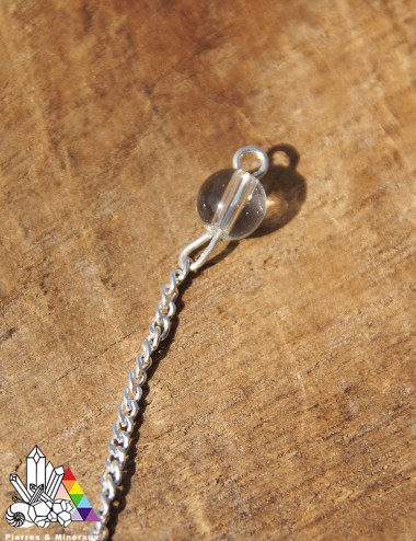 Pendule Conique Quartz Rose