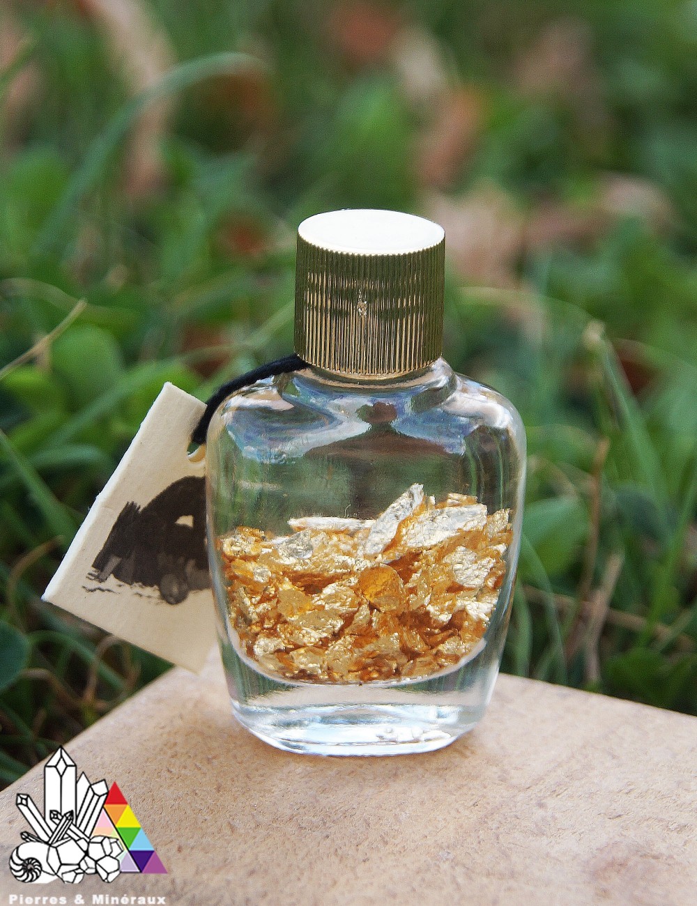 Fiole de Paillettes d'Or