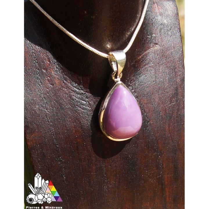 Pendentif Phosphosidérite - Pierre Naturelle - Lithothérapie - Pierres et Minéraux - France