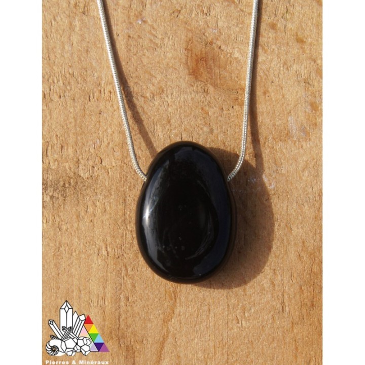 Onyx Noir - Pierres Percées - Lithothérapie - Pierres et Minéraux - Vente en Ligne