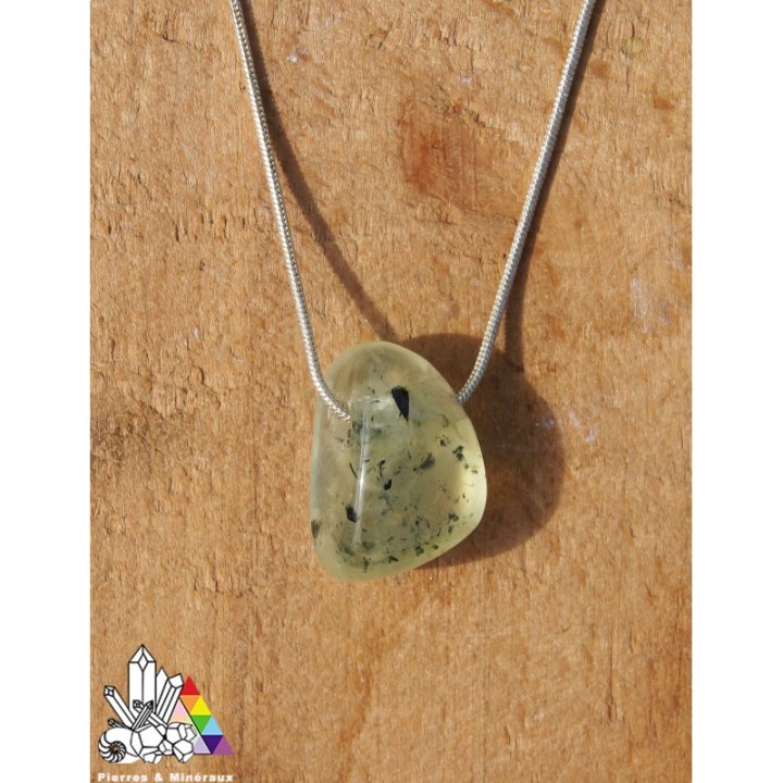 Prehnite - Pierres Percées - Lithothérapie - Pierres et Minéraux - Vente en ligne