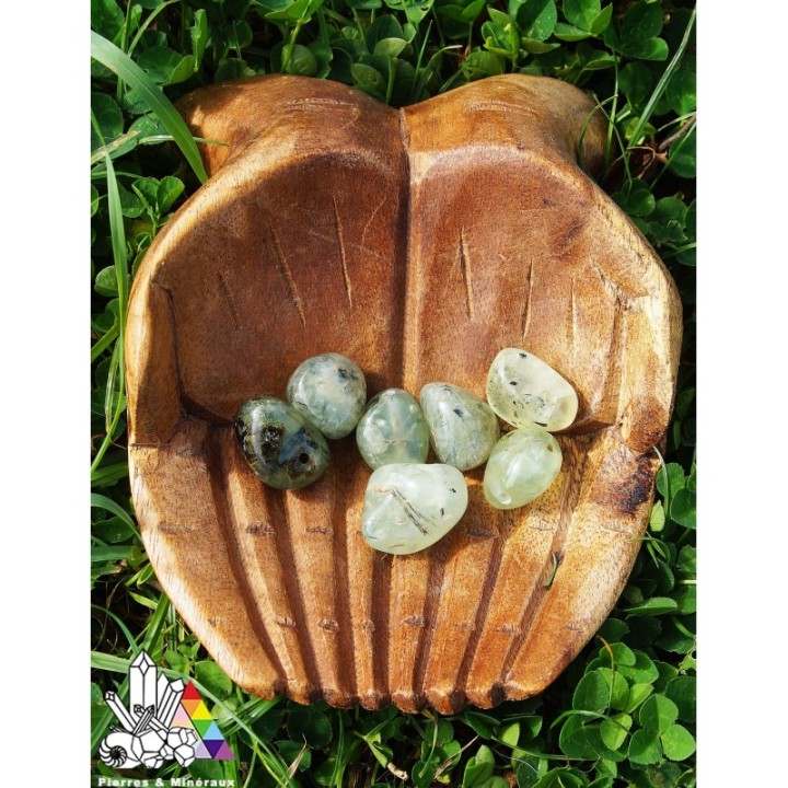 Prehnite - Pierres Percées - Lithothérapie - Pierres et Minéraux - Vente en ligne