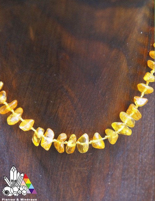 Collier d'Ambre Clair - Bébé