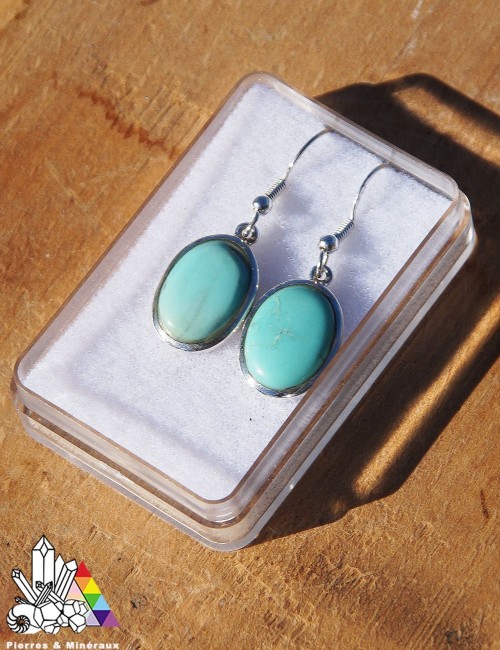 Boucles d'Oreilles - Amazonite