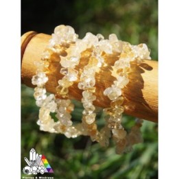 Bracelet en Citrine - Lithothérapie - Pierres et Minéraux - Vente en France