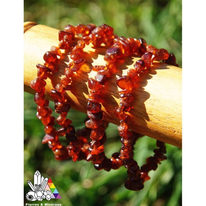 Bracelet Grenat - Lithothérapie - Pierres et Minéraux - Vente en Ligne