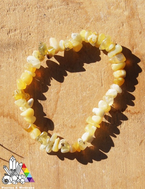Bracelet Baroque Opale jaune