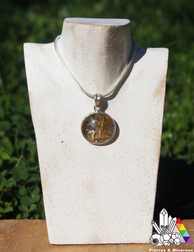 Pendentif Quartz Rutile - Veinage d'exception