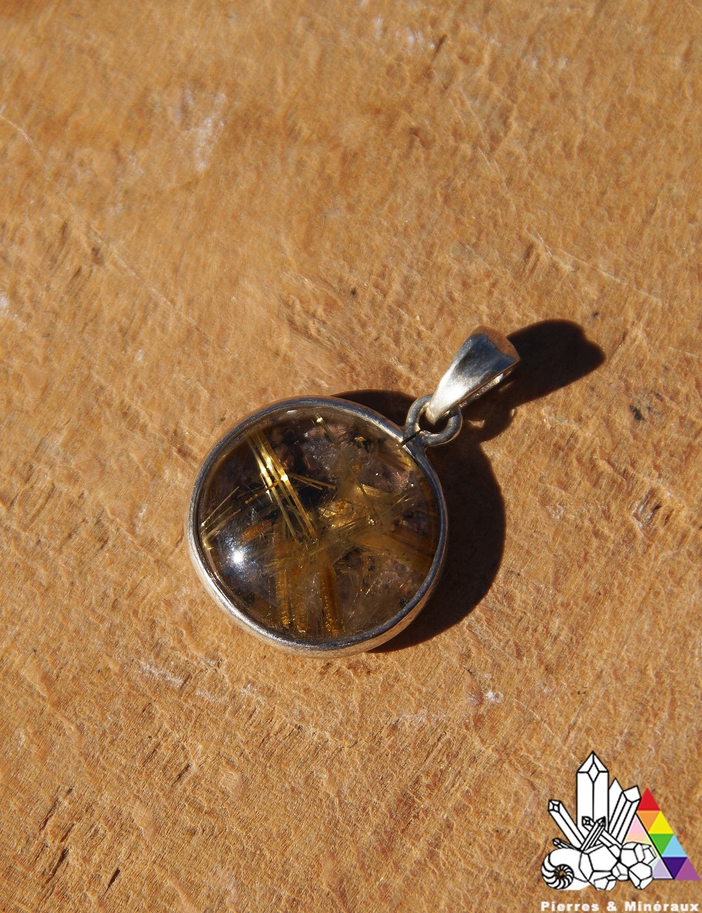 Pendentif Quartz Rutile - Veinage d'exception