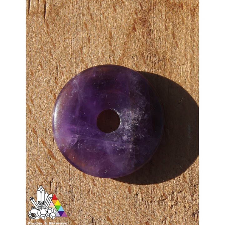 Donut Amethyste - Bijoux en Pierre Naturelle - Lithothérapie - Pierres et Minéraux - France