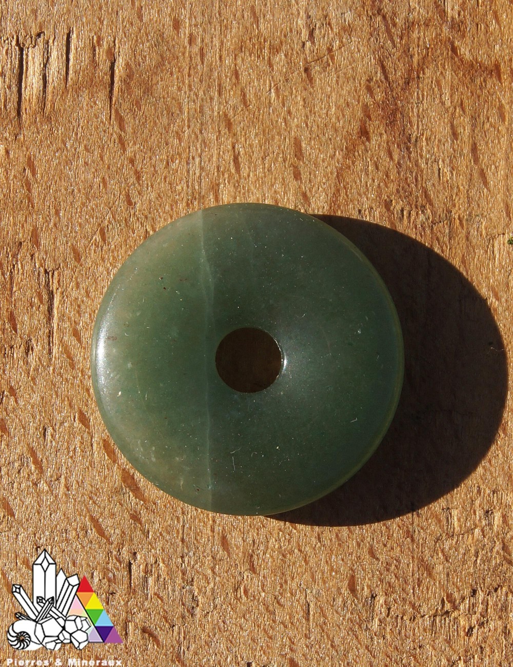 Donut en Aventurine Verte