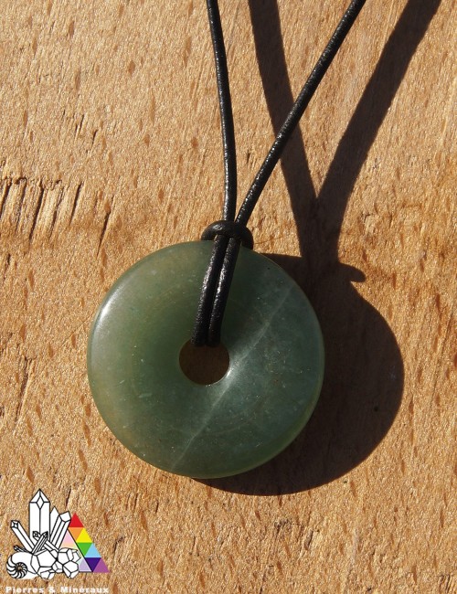 Donut en Aventurine Verte