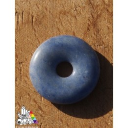 Quartz Bleu - Donut - Pi Chinois - Lithothérapie - Pierres et Minéraux - France