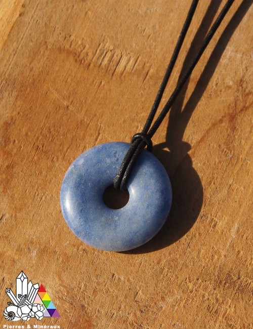 Donut en Quartz bleu