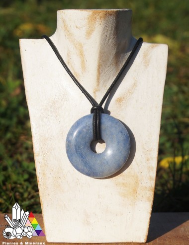 Donut en Quartz bleu