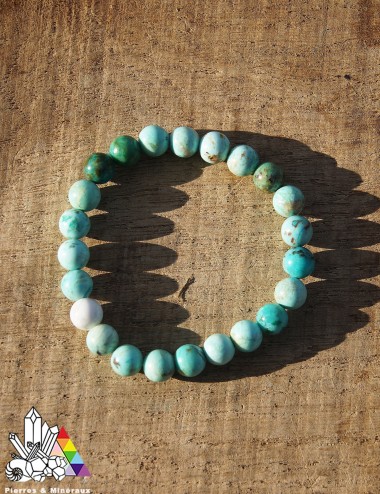 Bracelet Turquoise du Pérou sur mesure