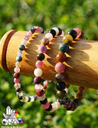 Bracelet Tourmaline Melon d'Eau Sur-Mesure