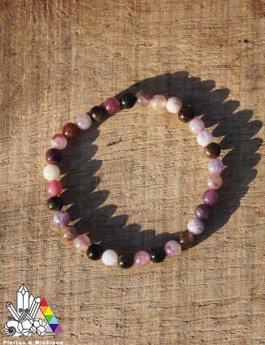 Bracelet Tourmaline Melon d'Eau Sur-Mesure