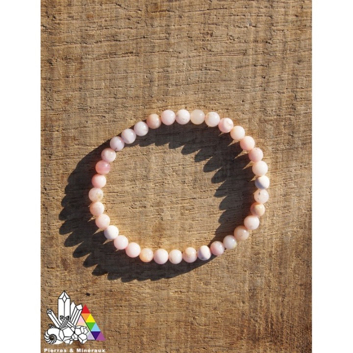 Opale Rose des Andes - Bracelets Sur Mesure - Lithothérapie - Pierres et Minéraux - France