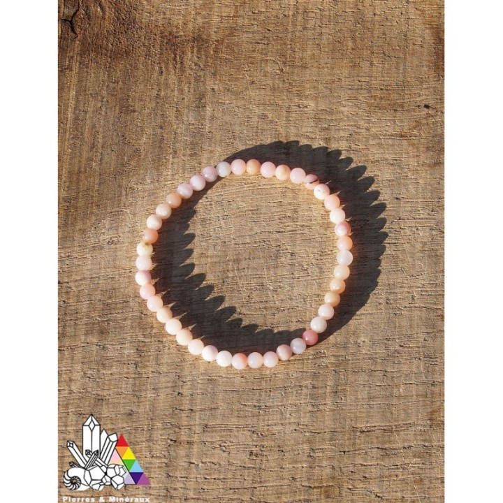 Opale Rose des Andes - Bracelets Sur Mesure - Lithothérapie - Pierres et Minéraux - France