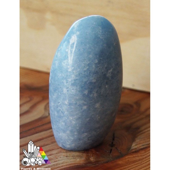 Calcite Bleue de Madagascar - Forme Libre - Lithothérapie -  Pierres et Minéraux - France