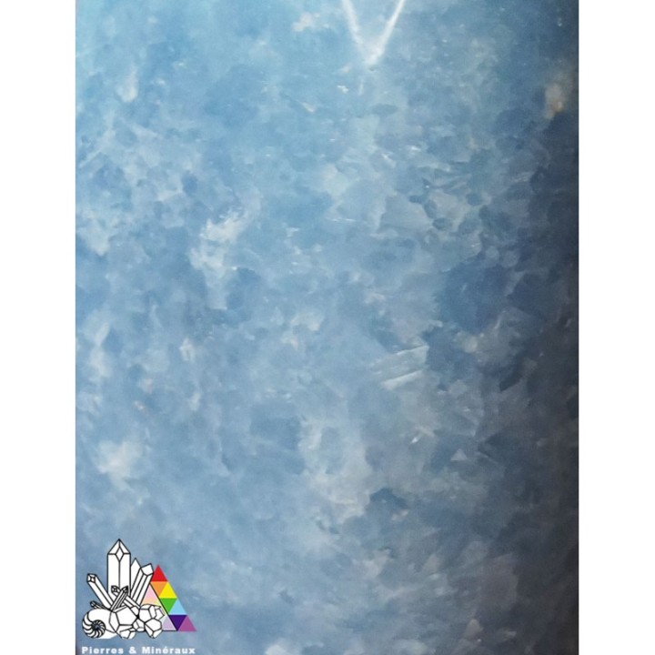 Calcite Bleue de Madagascar - Forme Libre - Lithothérapie -  Pierres et Minéraux - France