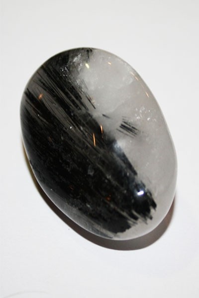 Quartz  tourmaline noir